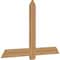 Ekena Millwork Eugene Smooth Timber Gable Bracket, Western Red Cedar, 60"W x 40"H x 1 1/2"D x 5 1/2"F, 16/12 Pitch GBW060X40X0206EUG00SWR - alternate 3